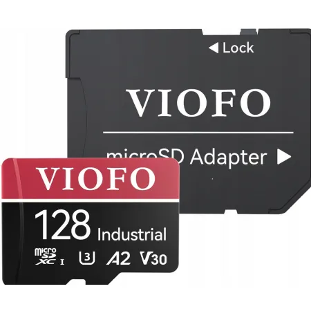 Karta pamięci VIOFO 128GB microSDHC INDUSTRIAL V30 do kamer samochodowych i monitoringu